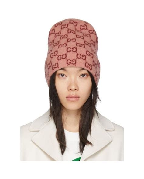 pink gucci beret|Gucci beanie women.